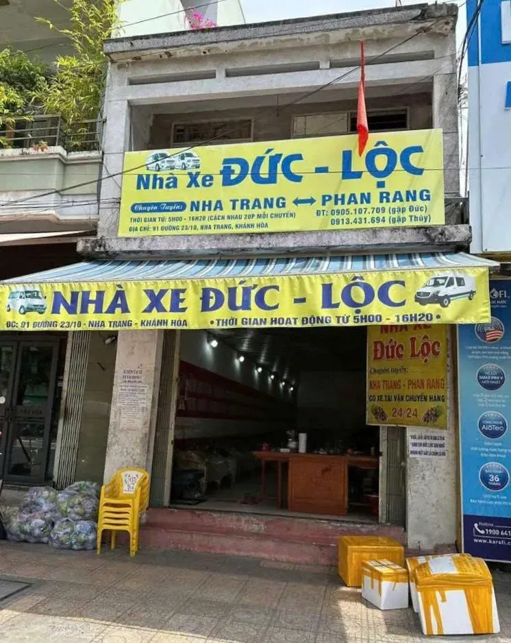 Văn phòng 91 đường 23/10, Nha Trang – ảnh biển hiệu mặt tiền